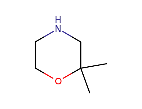 Molecular Structure of 147688-58-2 (2,2-dimethylmorpholine)
