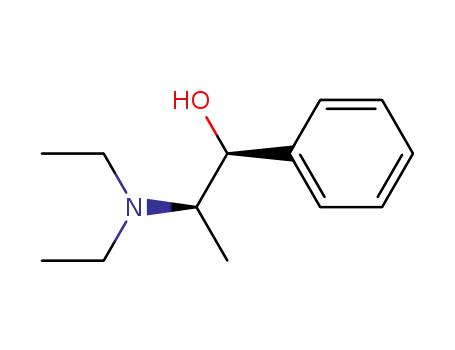 Molecular Structure of 37025-58-4 ((IS,2R)-d-N,N-Diethylnorephedrine HCL)