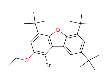 1-bromo-2-ethoxy-4,6,8-tri-tert-butyldibenzofuran
