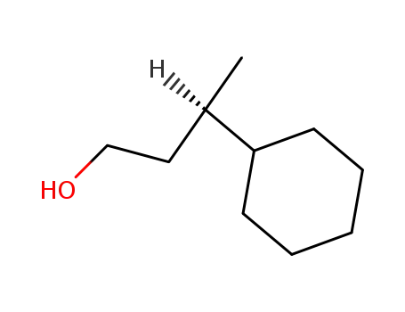 (+)-(R)-3-cyclohexylbutan-1-ol