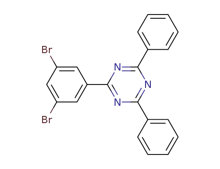 Molecular Structure of 1073062-59-5 (2-(3,5-dibromophenyl)-4,6-diphenyl-1,3,5-triazine)