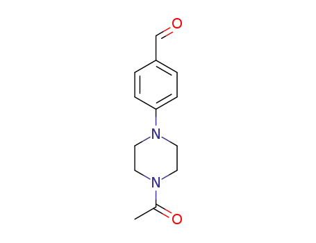 Molecular Structure of 890092-19-0 (4-(4-acetylpiperazin-1-yl)benzaldehyde)