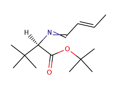 L-Valine, N-2-butenylidene-3-methyl-, 1,1-dimethylethyl ester