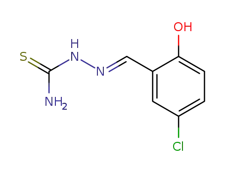 Molecular Structure of 20234-13-3 (2-[(E)-(3-chloro-6-oxocyclohexa-2,4-dien-1-ylidene)methyl]hydrazinecarbothioamide)