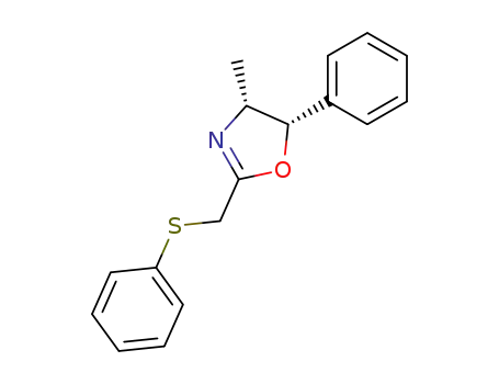 (4R,5S)-4-Methyl-5-phenyl-2-phenylsulfanylmethyl-4,5-dihydro-oxazole