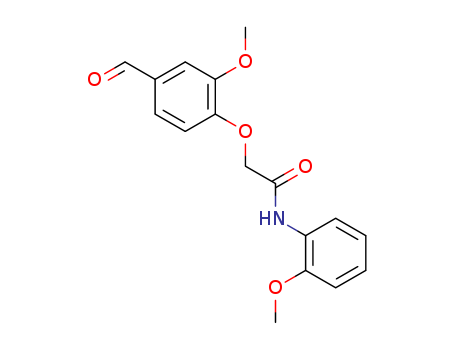 2-(4-FORMYL-2-METHOXY-PHENOXY)-N-(2-METHOXY-PHENYL)-ACETAMIDE