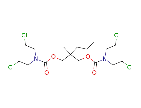 Molecular Structure of 25649-06-3 (2,4-dimethylpentane-1,3-diyl bis[bis(2-chloroethyl)carbamate])
