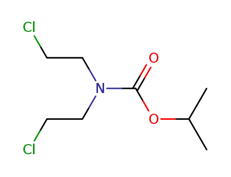 Molecular Structure of 35875-90-2 (bis-(2-chloro-ethyl)-carbamic acid isopropyl ester)