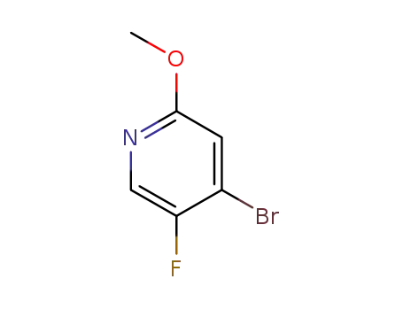 Molecular Structure of 884495-00-5 (4-Bromo-5-fluoro-2-methoxypyridine)