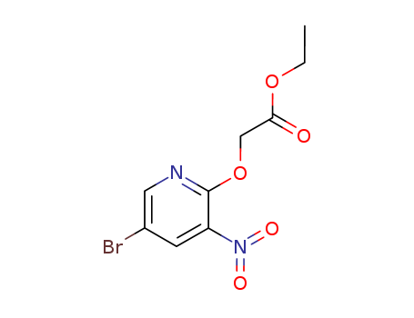 Aceticacid, 2-[(5-bromo-3-nitro-2-pyridinyl)oxy]-, ethyl ester