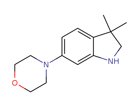 3,3-dimethyl-6-morpholinoindoline