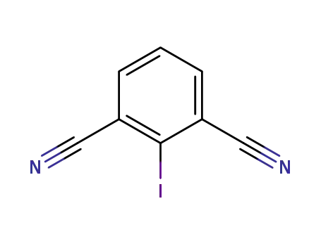 Molecular Structure of 81725-16-8 (2-iodo-1,3-benzenedicarbonitrile)