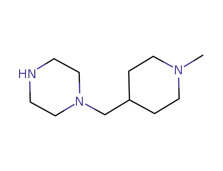 Molecular Structure of 496808-04-9 (1-(N-METHYLPIPERIDIN-4-YL-METHYL)PIPERAZINE)