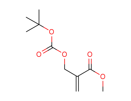 Molecular Structure of 1242071-55-1 (methyl 2-(((tert-butoxycarbonyl)oxy)methyl)acrylate)