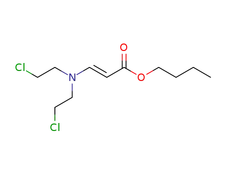 (E)-3-[Bis-(2-chloro-ethyl)-amino]-acrylic acid butyl ester
