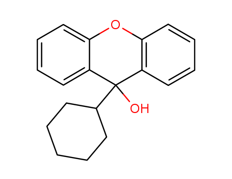 9H-Xanthen-9-ol,9-cyclohexyl- cas  13137-40-1