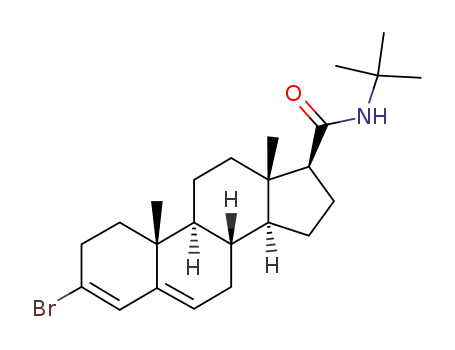 3-Bromo-N-(1,1-dimethylethyl)androsta-3,5-diene-17β-carboxamide