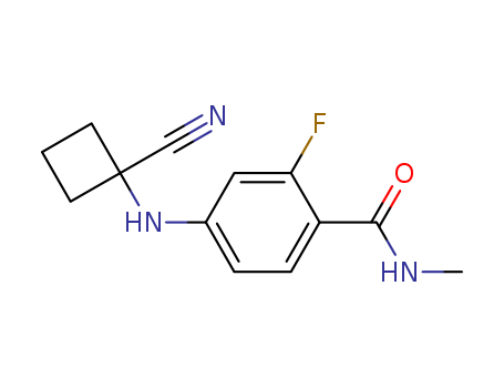 4-(1-CYANOCYCLOBUTYLAMINO)-2-FLUORO-N-METHYLBENZAMIDE