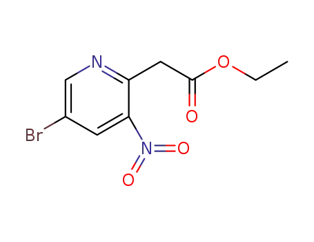 (5-BroMo-3-nitropyridin-2-yl)acetic acid ethyl ester
