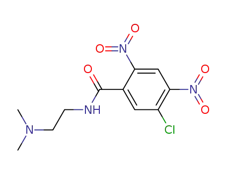 Benzamide, 5-chloro-N-[2-(dimethylamino)ethyl]-2,4-dinitro-