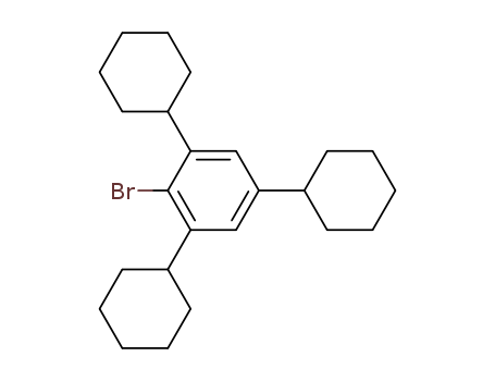 Benzene, 2-bromo-1,3,5-tricyclohexyl-