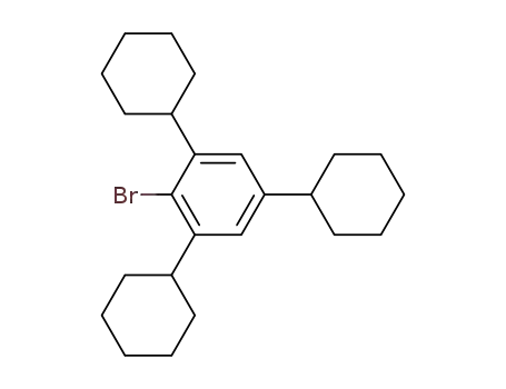 Molecular Structure of 97443-80-6 (2-Bromo-1,3,5-tricyclohexylbenzene)