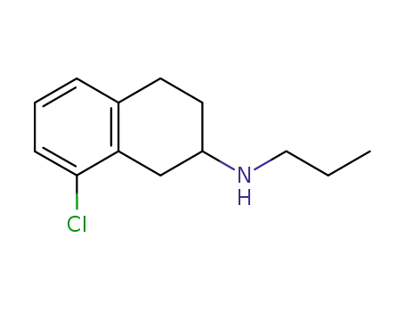 Molecular Structure of 136905-97-0 (2-n-Propylamino-8-chloro-1,2,3,4-tetrahydronaphthalene)