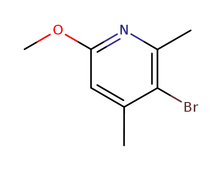 피리딘, 3-브로모-6-메톡시-2,4-디메틸-(9CI)