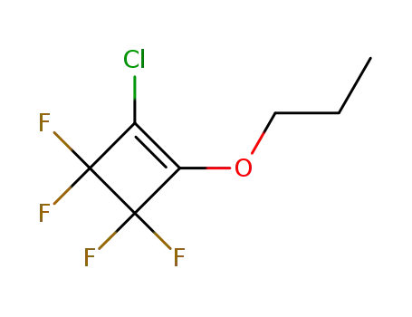 (2-chloro-3,3,4,4-tetrafluoro-cyclobut-1-enyl)-propyl ether