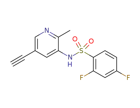 N-(5-ethynyl-2-methyl-pyridin-3-yl)-2,4-difluoro-benzenesulfonamide