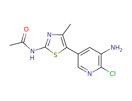 N-(5-(5-amino-6-chloropyridin-3-yl)-4-methylthiazol-2-yl)acetamide