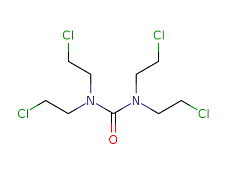 Molecular Structure of 22794-66-7 (1,1,3,3-Tetrakis-(2-chlorethyl)-ureid)