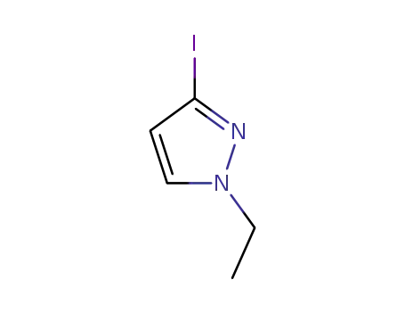 Molecular Structure of 1202781-34-7 (1-Ethyl-3-iodo pyrazole)