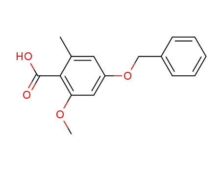 Benzoic acid, 2-methoxy-6-methyl-4-(phenylmethoxy)-
