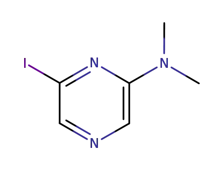 2-N,N-디메틸아미노-6-요오도피라진