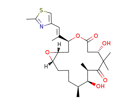 4,17-Dioxabicyclo[14.1.0]heptadecane-5,9-dione,
7,11-dihydroxy-8,8,10,12-tetramethyl-3-[(1E)-1-methyl-2-(2-methyl-4-thi
azolyl)ethenyl]-, (1R,3S,7S,10R,11S,12S,16S)-