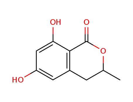 Molecular Structure of 19314-92-2 (6-Hydroxymellein)