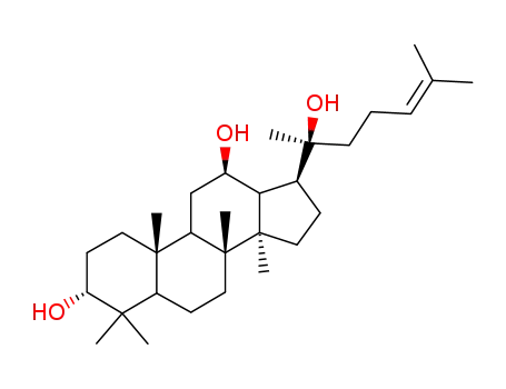 Molecular Structure of 7755-01-3 (Protopanaxadiol)