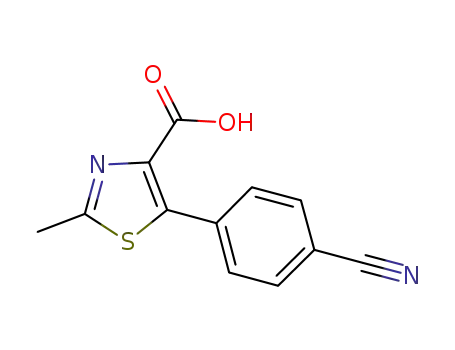 5-(4-cyano-phenyl)-2-methyl-thiazole-4-carboxylic acid