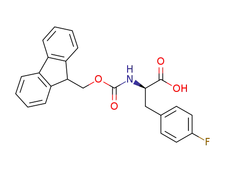 Molecular Structure of 177966-64-2 (FMOC-D-4-Fluorophe)