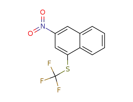 Molecular Structure of 88581-12-8 (Naphthalene, 3-nitro-1-[(trifluoromethyl)thio]-)