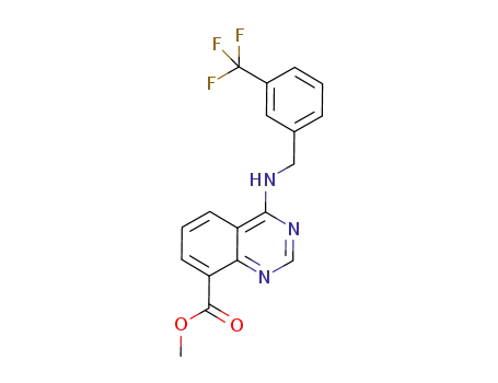 methyl 4-{[3-(trifluoromethyl)benzyl]amino}quinazoline-8-carboxylate