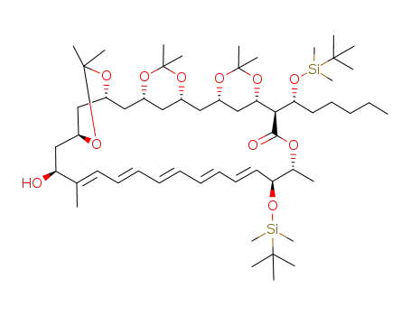1',26-bis-O-(1,1-dimethylethyl)dimethylsilyl-3,5:7,9:11,13-tris-O-(1-methylethylidine)filipin III