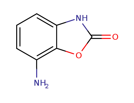 Molecular Structure of 81282-60-2 (2(3H)-Benzoxazolone,7-amino-(9CI))