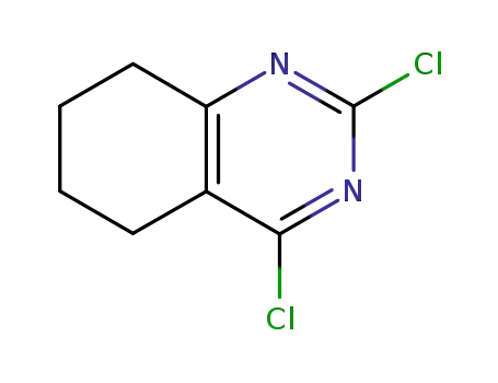 Molecular Structure of 1127-85-1 (2,4-Dichloro-5,6,7,8-tetrahydroquinazoline)