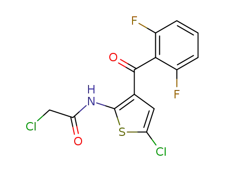 2-Chloro-N-[5-chloro-3-(2,6-difluoro-benzoyl)-thiophen-2-yl]-acetamide