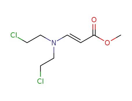 2-Propenoic acid,3-[bis(2-chloroethyl)amino]-, methyl ester cas  14054-56-9