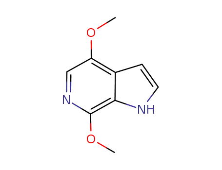 Molecular Structure of 452296-79-6 (4,7-DIMETHOXY-1H-PYRROLO[2,3-C]PYRIDINE)