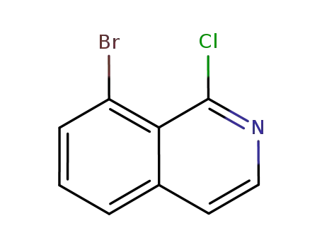 Molecular Structure of 1233025-78-9 (8-Bromo-1-chloroisoquinoline)