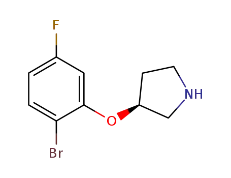 (3S)-3-(2-bromo-5-fluorophenoxy)pyrrolidine